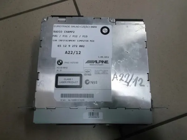 Computador Infotainment BMW OEM 9272002 MID image 2