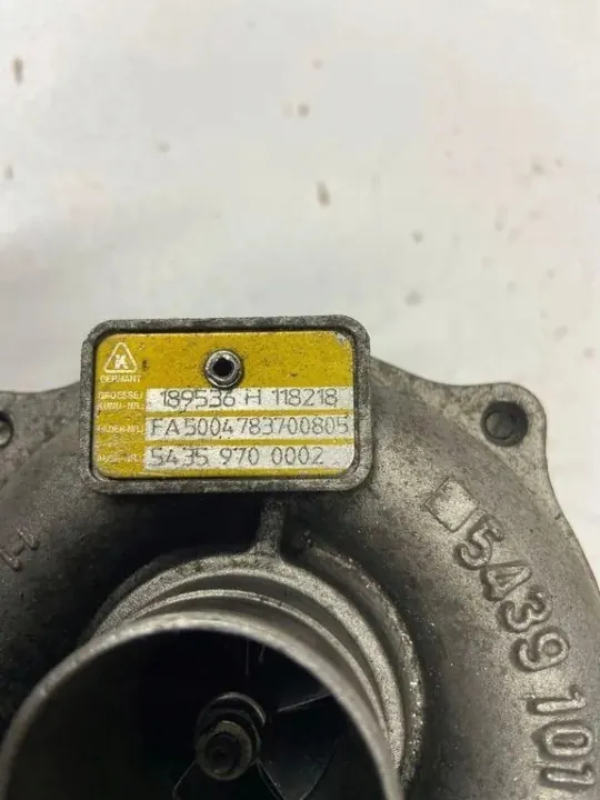 Turbocharger RENAULT KANGOO 54359700002 1.5L 60kW 2002 image 3