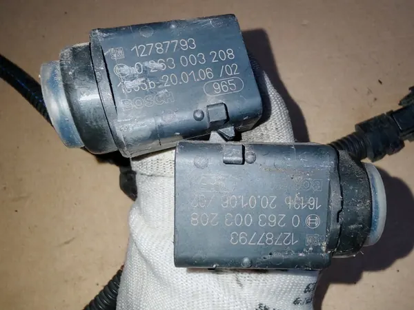 Opel Vectra C Lift Parksensoren PDC vorne + Verkabelung OEM image 3