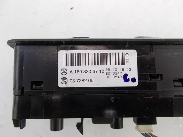 Raam Schakelpaneel Mercedes W245 W169 A1698206510 image 5