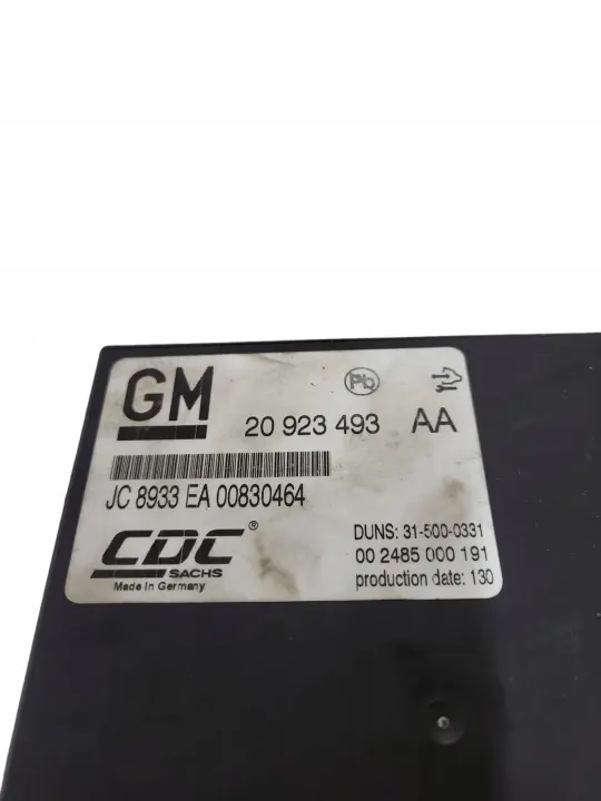 Aktiivijousitusmoduuli OEM 20923493AA Opel Insignialle image 5
