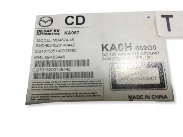 Mazda CX-5 Radio & Navigation OEM KA0H-669G0 image 5