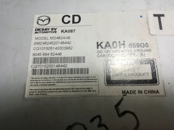 Mazda CX-5 Radio & Navigation OEM KA0H-669G0 image 6