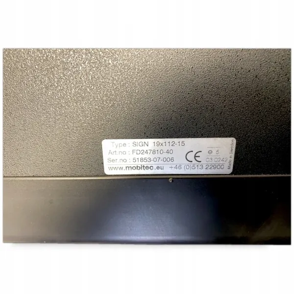 Solaris buss destinationsskylt OEM 1653903307 - Fram image 3