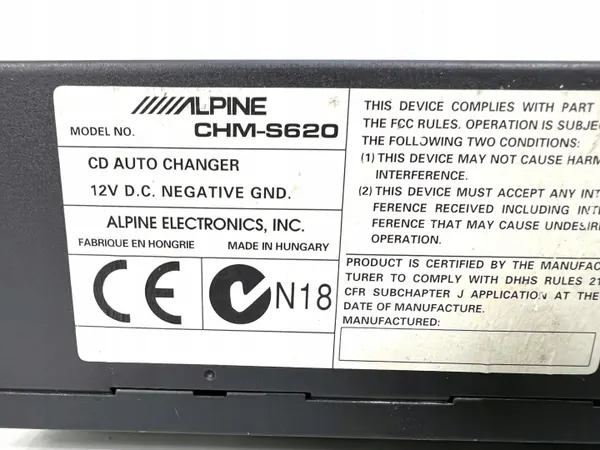 ALPINE CHM-S630 CD-byttare för Audi - Begagnad image 4
