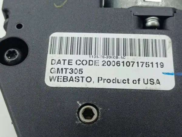 Moteur de toit ouvrant Saab 9-7X 2006 OEM 1712762C image 8