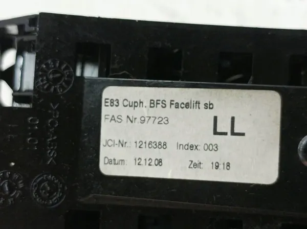 Kuppiteline BMW X3 I (2003-2010) E83 OEM 1216388 image 3