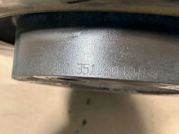 Porsche Panamera framhöger bromsskiva OEM 97035140401 image 4