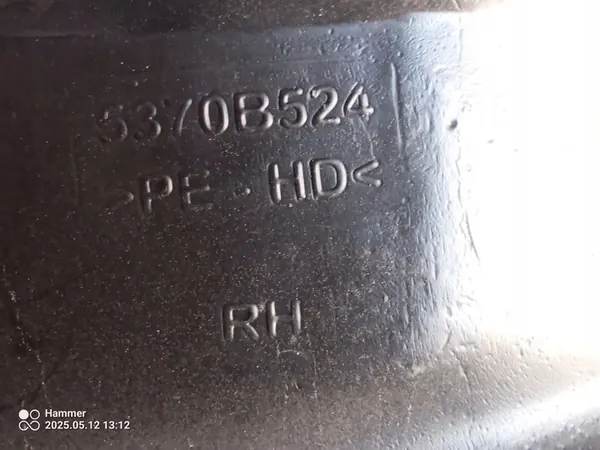 Mitsubishi L200 Right Rear Wheel Arch 5370B524 image 3