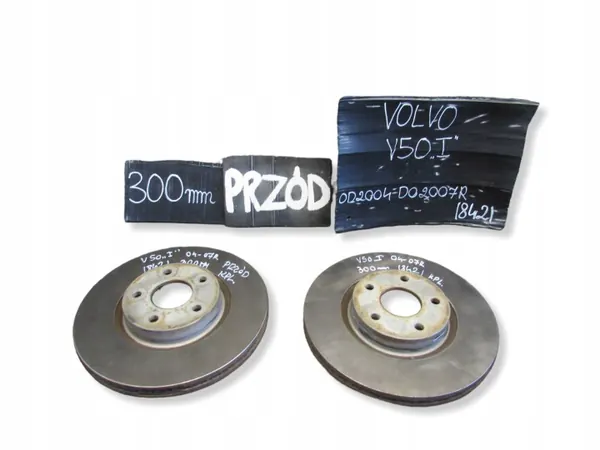 Discos de travão dianteiros OEM KBI53256 para Volvo V50 04-07 image 2