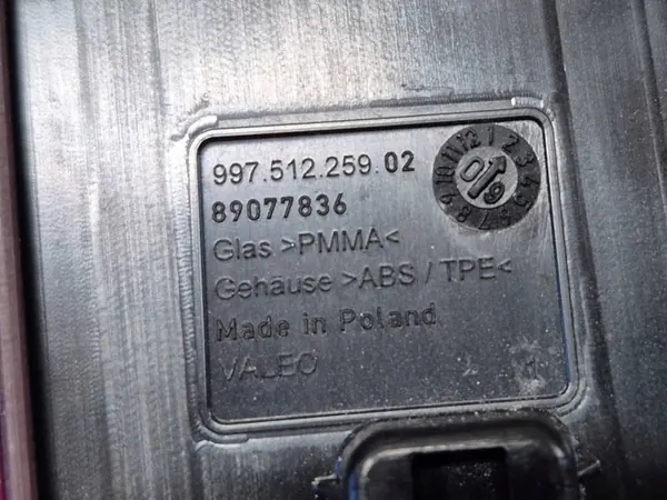 Pare-choc arrière Porsche 911 997 OEM 99751225902 image 9