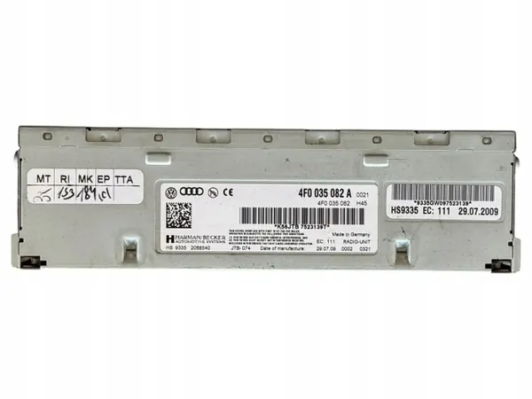 Audi A5 8T Radio Tuner Module OEM 4F0035082A image 2