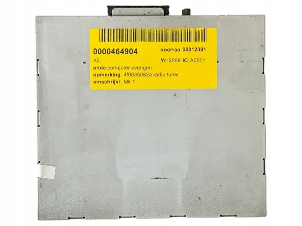 Audi A5 8T Radio Tuner Module OEM 4F0035082A image 3