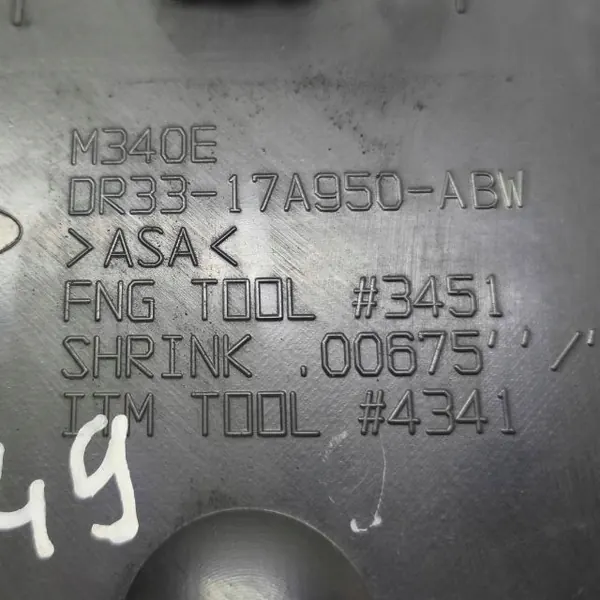 Ford Mustang Heck-Kennzeichenhalter OEM DR3317A950ABW image 8
