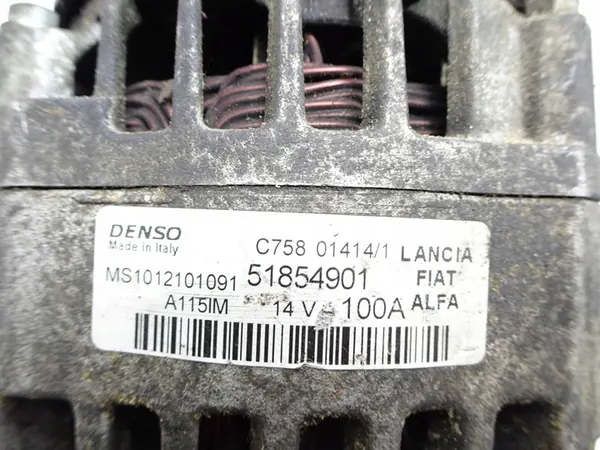 Vaihtovirtageneraattori Fiat Doblo II Opel Combo D 1.3 M-JET 51854901 image 6