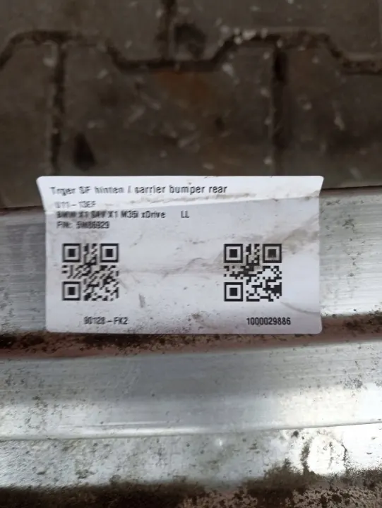 Support de pare-chocs arrière BMW X1 U11 OEM 9883546 image 3
