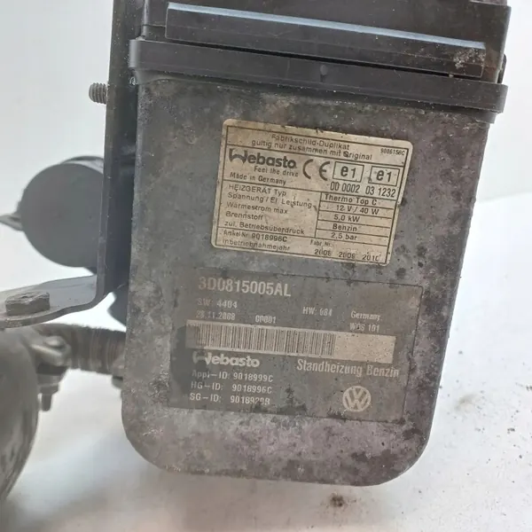 Webasto pysäköintilämmitys OEM 3D0815005AL VW Phaetonille image 7