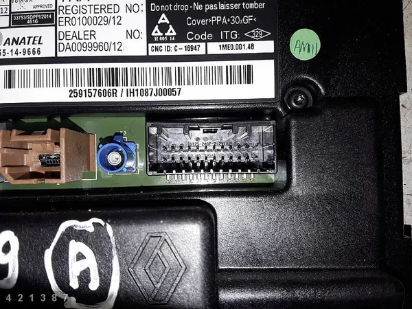 Écran d'affichage Renault Kangoo 2017 tomtom er010002912 image 5