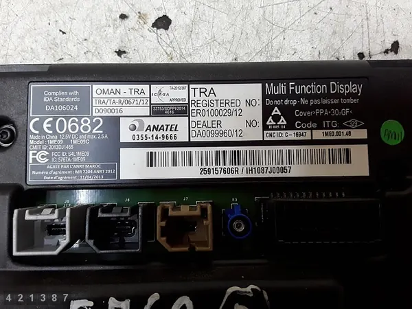 Écran d'affichage Renault Kangoo 2017 tomtom er010002912 image 6