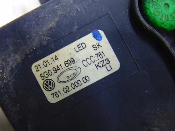 Faro izquierdo halógeno LED DRL OEM 5G0941699 VW Golf VII image 8