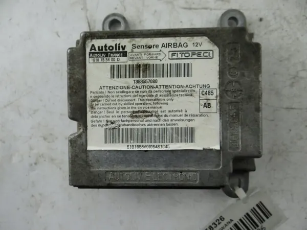 Airbag-sensormodule OEM 610 15 58 00D voor Fiat Fiorino image 2