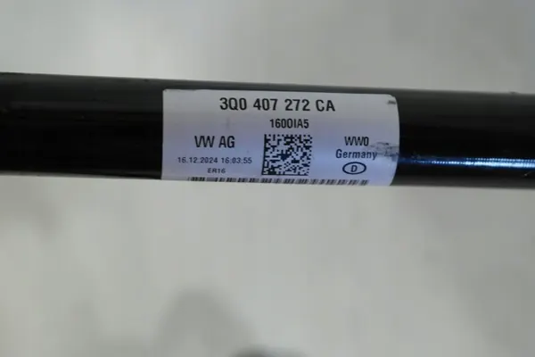 VW Audi Seat Skoda Cupra 1.5 TSI Höger Drivaxel Komplett 3Q0407272CA image 4