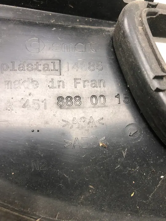 Grille de Pare-Chocs Avant Smart Fortwo 451 A4518880123 image 9