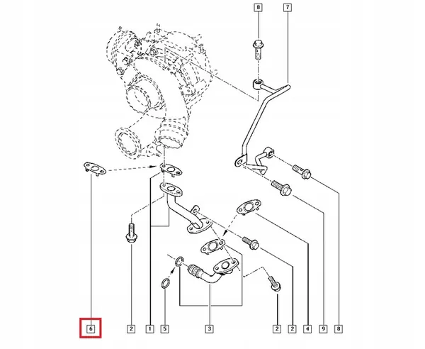 Junta de Bomba de Óleo Infiniti V9X FX30d M30d EX30d Navara image 3