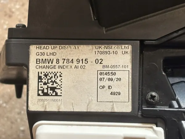 BMW OEM 8784915 Head-up display voor 5-serie G30/G31 image 4