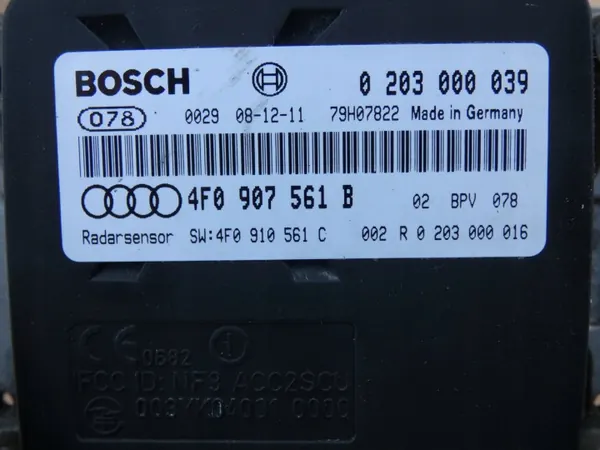 Sensor Radar Distronic Audi A6 C6 OEM 4F0907561B image 7