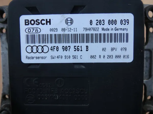 Sensor Radar Distronic Audi A6 C6 OEM 4F0907561B image 8