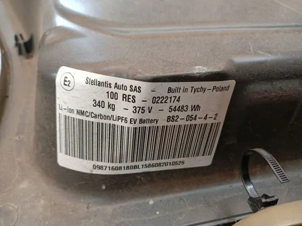 Jeep Avenger 54 kWh Akku OEM 9871608180 image 7
