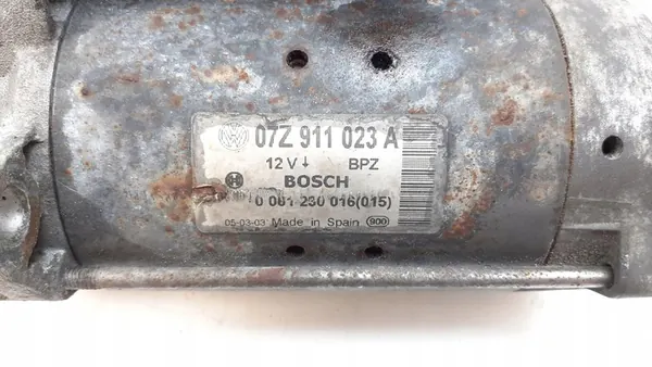 Motor de arranque Volkswagen Phaeton 2006 0001230016 image 4