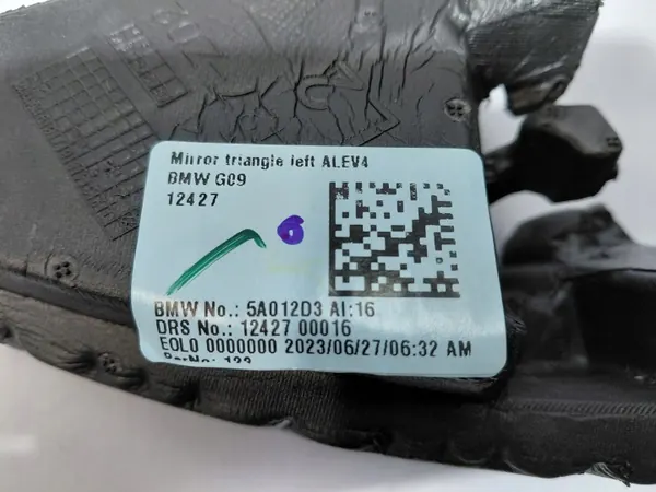 Altavoz triángulo espejo BMW XM G09 OEM 5A67405 image 4