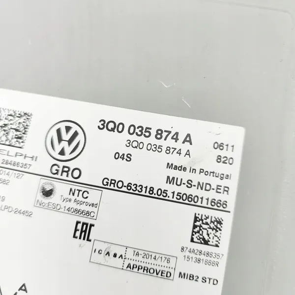 VW CD-wisselaar OEM 3Q0035874A voor Passat B8 2.0L image 6