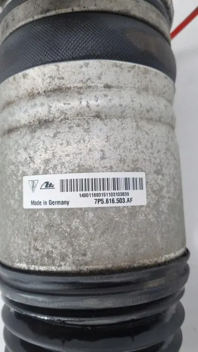 Porsche Luftfeder OEM 7P5616019AP hinten links gebraucht image 7