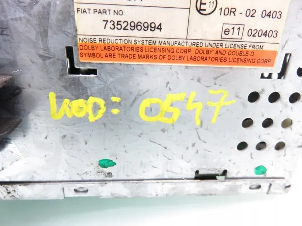 Radio Cassette Visteon d'occasion OEM 735296994 image 3