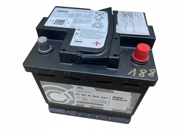 Batterie AGM OEM 9364597 12V 50Ah pour BMW/MINI image 2