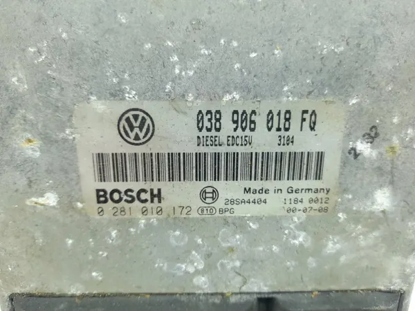 Motorstyrenhet 038906018FQ för VW Passat B5 1.9 TDI image 3
