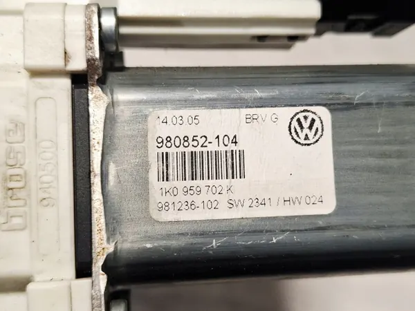 OEM 1K0959702K Regulador Janela Dianteira Direita VW Passat image 4