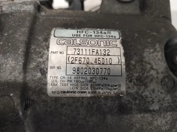 Subaru Forester I Klimakompressor OEM 73111FA132 image 5