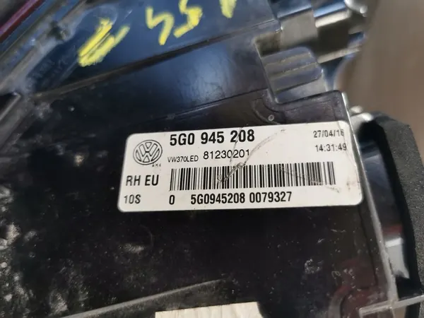 Luz trasera LED derecha VW Golf VII 7 R image 7