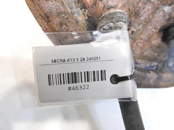 Nissan OE ankkurilevy keskiö vasen taka Micra K13 image 6