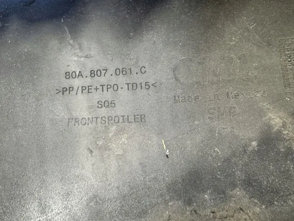 OEM 80A807061C Etupuskurin Spoileri Audi SQ5:lle image 8