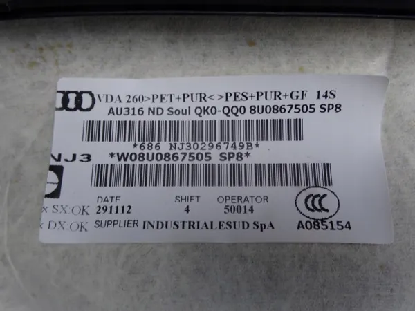Teto Audi Q3 8U 11-18 S-Line OEM 8U0867505 SP8 image 5