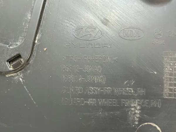 Para-lama dianteiro direito Hyundai Kona Lift 20 N-Line OEM 86812-J9NA0 image 9