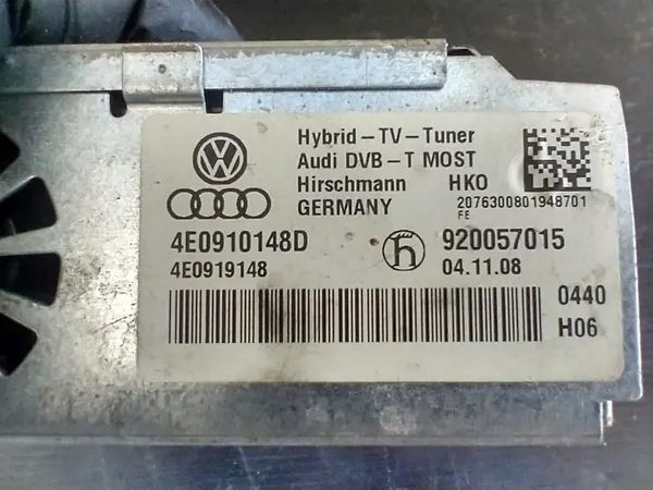 Module Tuner TV Audi OEM 4E0910148D - Occasion image 4