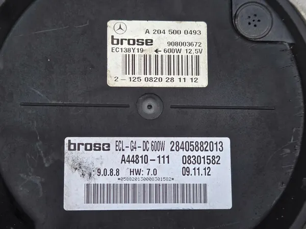 MERCEDES C-KLASA W204 Kylarrubrik 600W 2012 image 5