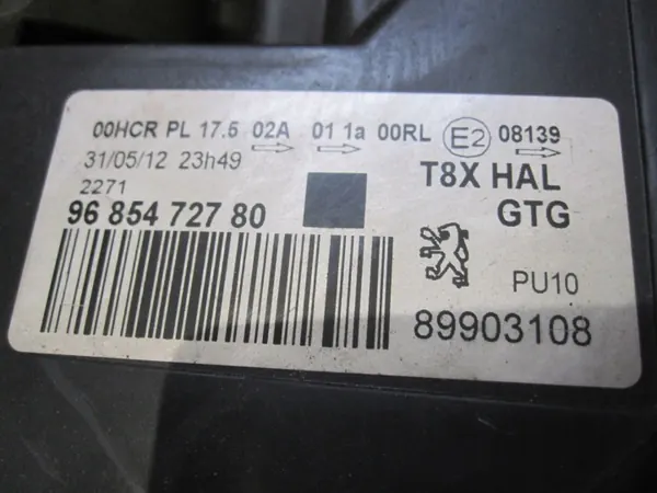 Peugeot 3008 I Vasen etuvalo OEM 9685472780 image 9