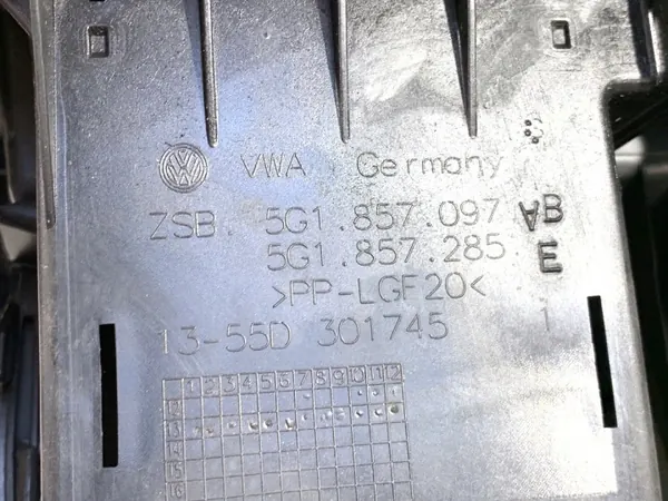 OEM 5G1857097 Passagiers handschoenenkast VW Golf VII image 6